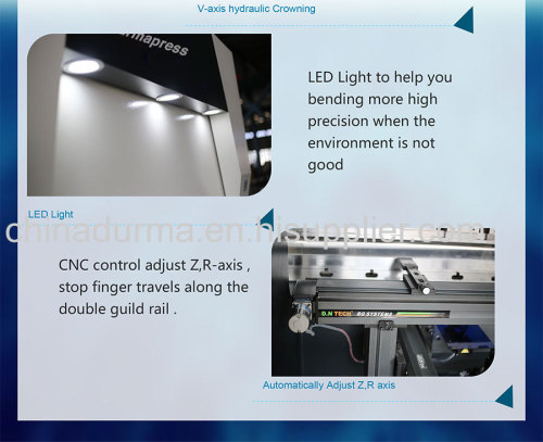 63T2500 bending machine with press brake 
