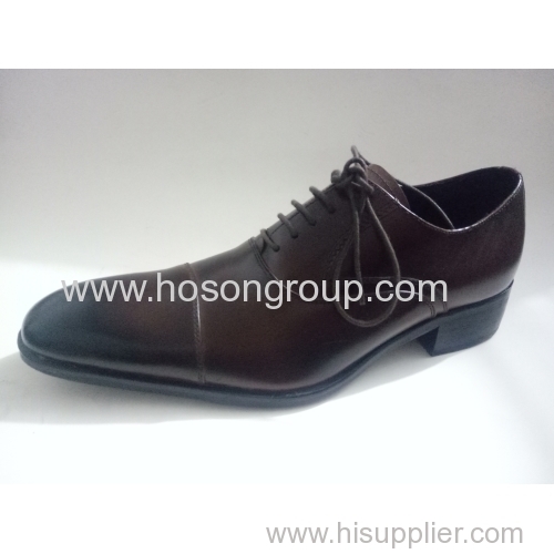 Gradient men business lace up shoes