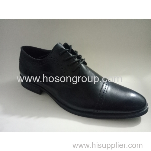 Classic style men lace up shoes