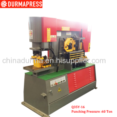 Q35y-16 hydraulic iron worker ironworker machine steel punching and shear machine