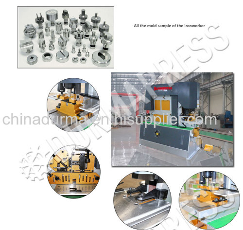 Q35y hydraulic multiple angle iron cutting and punching press machine