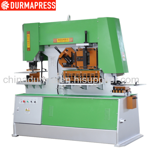 110T Metal Hydraulic Ironworker combined punching and shearing machine