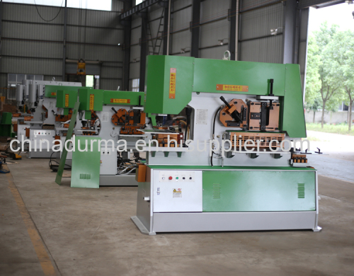hydraulic ironworker combined plate punch and shear machine