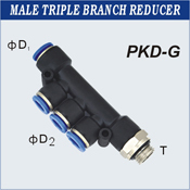 Male Triple Branch Reducer