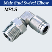 Male Stud Swivel Elbow