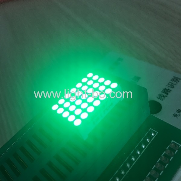 Ultra yellow dot matrix led displays 5*7 row cathode column anode for moving signs