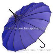 Manual open straight umbrellas