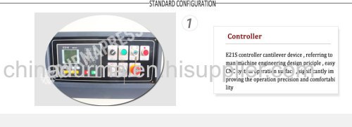 QC12K cnc shearing machine plate shear CNC steel plate cutting machine