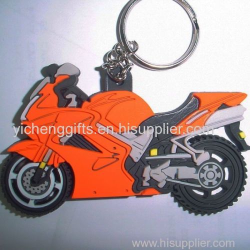 Manufacturer Hot sale 2/3D rubber keychain