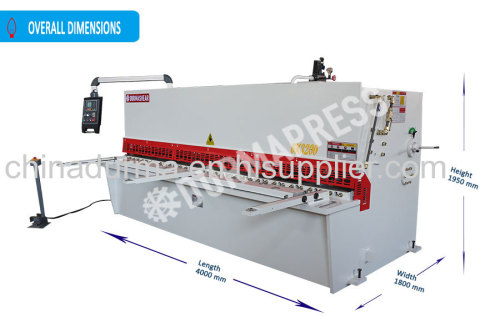 Low price steel plate shear 6mm hydraulic sheet cutter machine