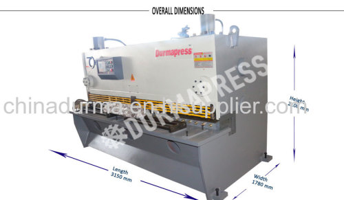 QC11K good performation metal sheet guillotine shearing machine and cnc cutting machine aluminum