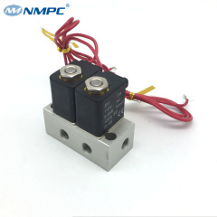 2 way manifold pneumatic small size mini solenoid valve