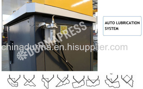 Q28Y 6x200 fixed angle hydraulic notching machine 