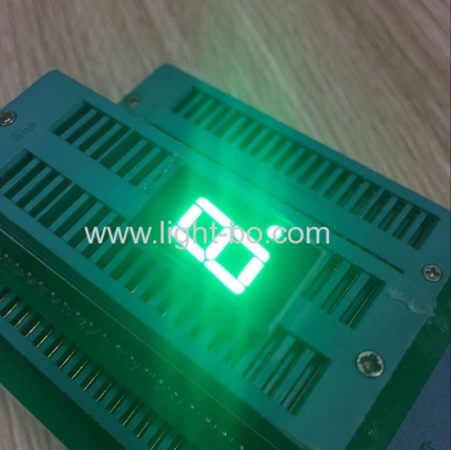 Pure Green 0.4" common anode single digit 7 segment led display for home appliance