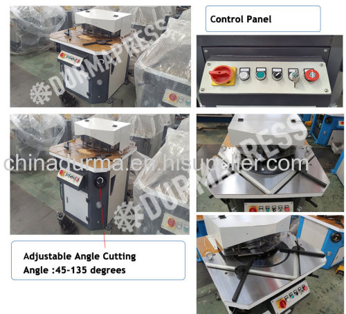 28Y 6X220MM Angle Notching Machine for sheet 