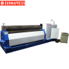 CE Certificated Electric 3-roll symmetrical slip plate rolling machine