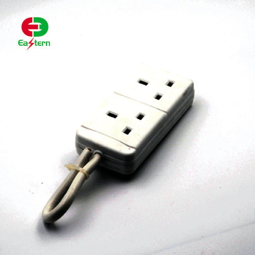 2 gang13A UK extension power plug socket with switch