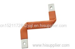 High voltage flexible tinned copper busbar connectors