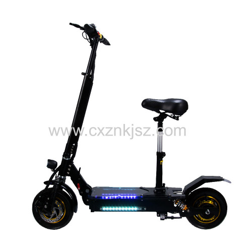  10 Inch Electric Scooter Off-road Straight Suspension Double Drive (Acrylic Pedal)