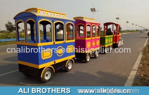 18 Persons Shopping Mall Electric Trackless Train for Sale