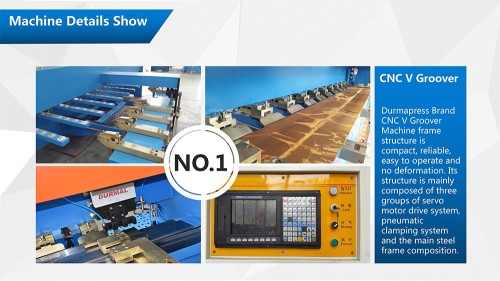 cnc v groover 6m metal sheet v cutting machine with factory price