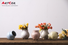 Artcer Ceramic Glazed Mini Flower Pot