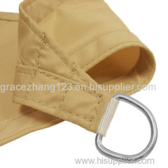 100%polyester rainproof shade sail; shade sail