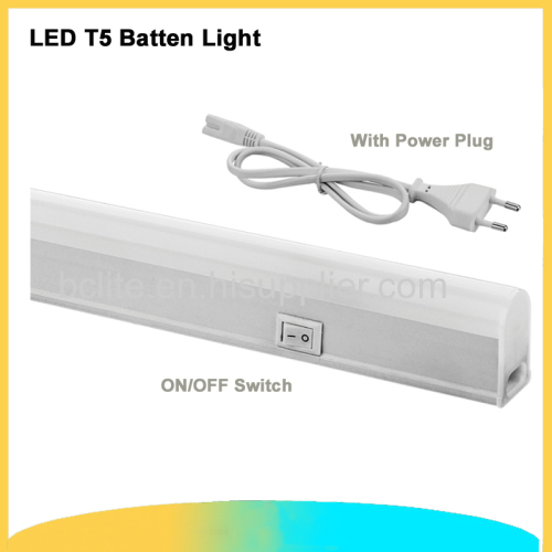 0.3m LED T5 Batten 4W Under Shelf Lights & Lighting plug in