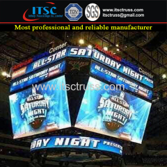 Multipurpose Truss Rigging for LED Screen Polygon- Shaped Support