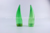 Free Sample Unique Shape Green Empty PETG Body Lotion Shampoo Bottle