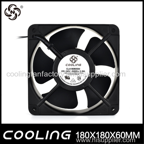 18060 AC 220V 180mm Axial Stove Laptop Cooling Fan