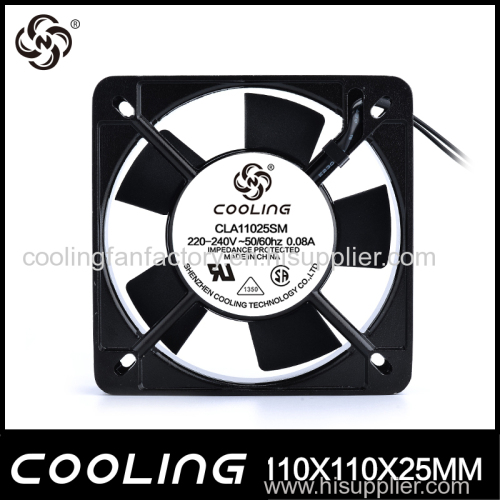 110mm X 110mm X 25mm 11025 4 Inch AC 110 Volt Cooling Fan