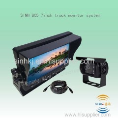 latest reversing camera system with 7inch digital LCD monitor rear view camera ideal for truck bus