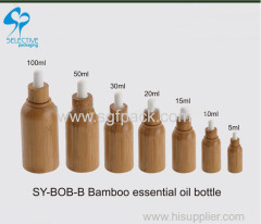 wooden package 15ml/20ml/30ml/50ml wood bamboo dropper glass essentil oil bottle