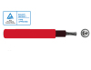 4.0 mm2 DC 1500V single core PV cable solar cable for home solar systems with TUV 2pfg 1169 Approved.