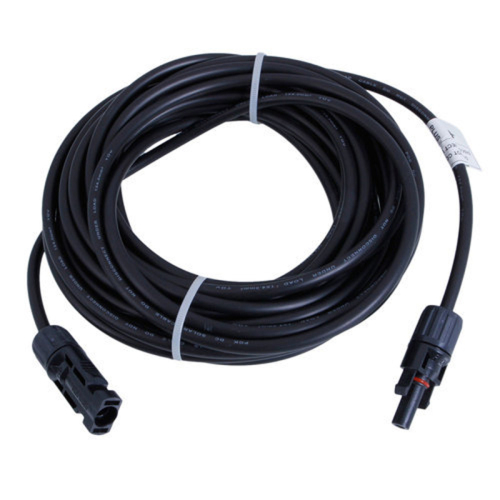 DC solar junction cable with MC4 connectors (male and female) of 2.5mm2 4.0 mm2 6.0 mm2 and 10 mm2 cables with TUV and