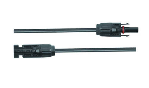 DC solar extension cable with MC4 connectors (male and female) of 2.5mm2 4.0 mm2 6.0 mm2 and 10 mm2 cables with TUV UL