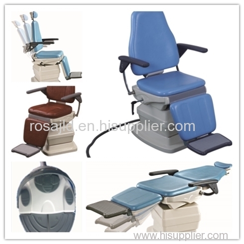 otolaryngology chair with magnetic headrest
