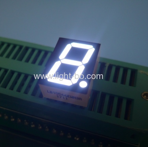 Ultra white common cathode 0.56" dual digit 7 segment led display for instrument panel