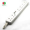6 way 13A British UK extension power socket with switch