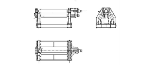 W12 8X2000 Four Rollers Rolling Machine