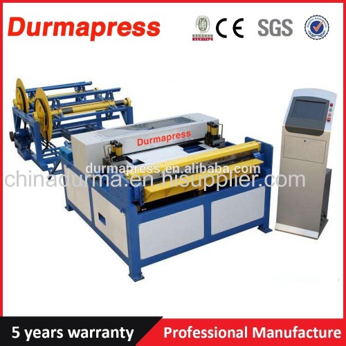 Air pipe making air duct machine for sale aluminum duct machine