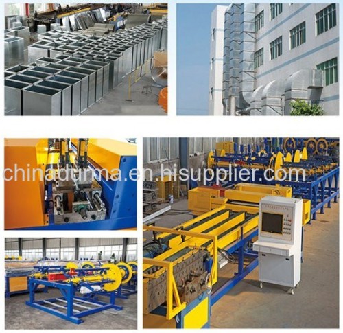 Manufacturer of square hvac air duct making machine