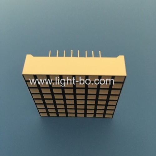 Ultra red 3mm 8 * 8 square dot matrix led display row anode for display screen / moving signs