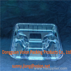 Transparent Plastic Tray for Food Container Safety and Eco-Friendly for Snacks Packing