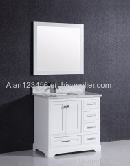 Classic waterproof bathroom solid wood cabinet furniture