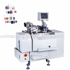 Full automatic wine tag elastic string threader machine