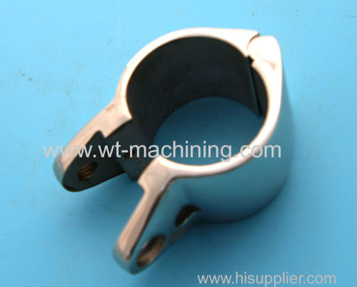 Stainless steel Fluid pipe clamp