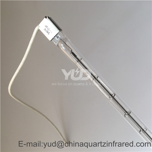 medium wave infrared heating lamp for hardline solar screen printer