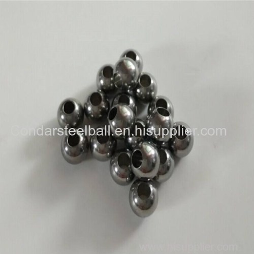 stainless steel balls threaded 6mm 8mm 12mm drilled steel ball